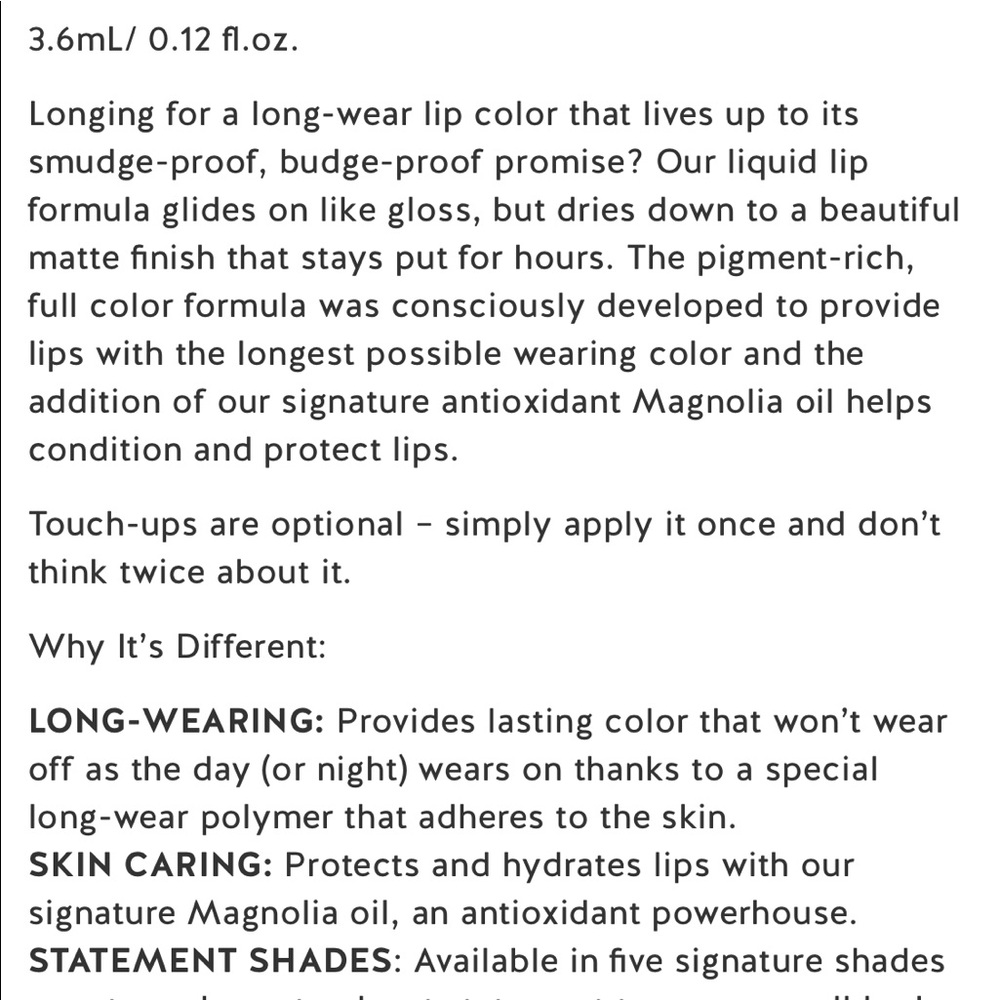 Stella&dot EVER FOREVER Longwear Liquid Lip Color - Picture 5 of 5